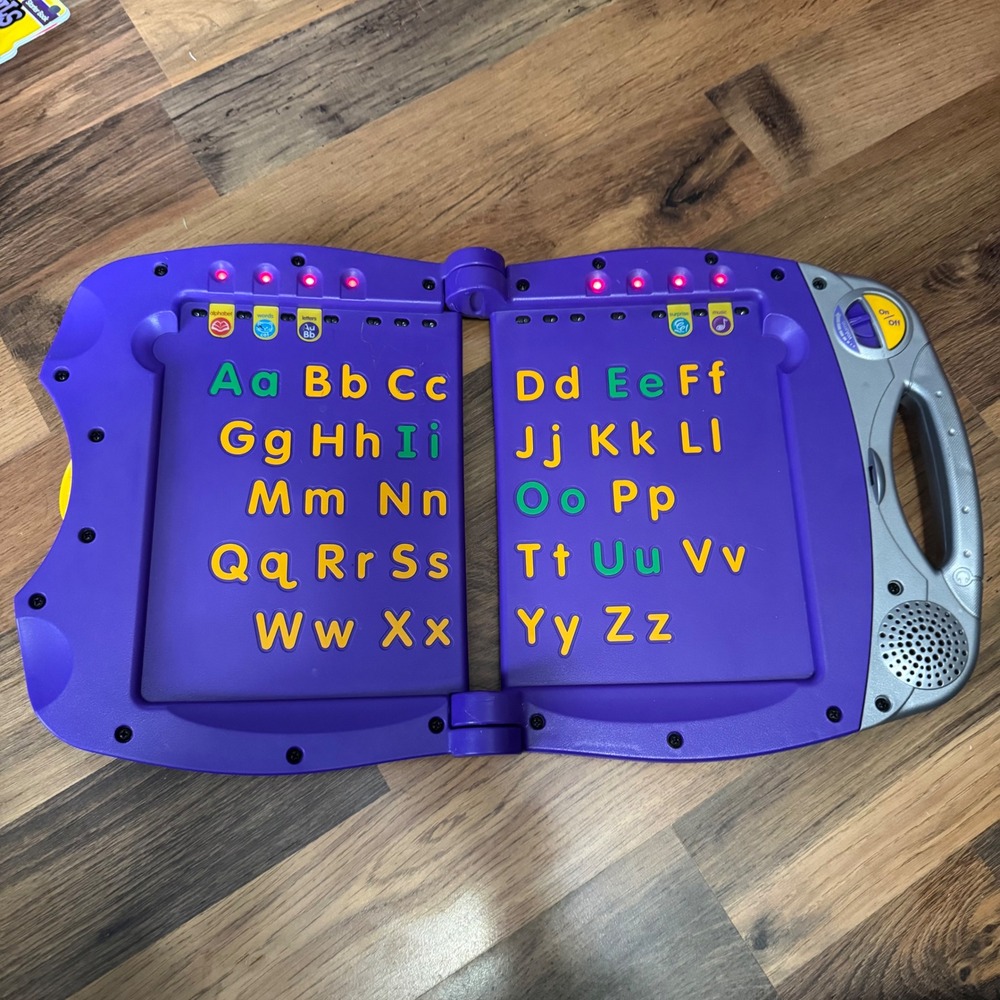 Fisher Price PowerTouch Learning System Purple Sesame Street School Skills Set - Picture 4 of 5